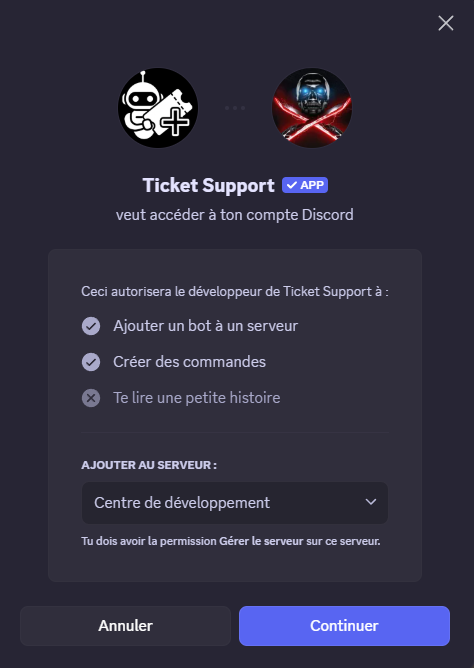 Feature Ticket Support